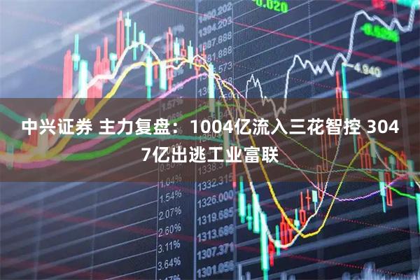 中兴证券 主力复盘：1004亿流入三花智控 3047亿出逃工业富联